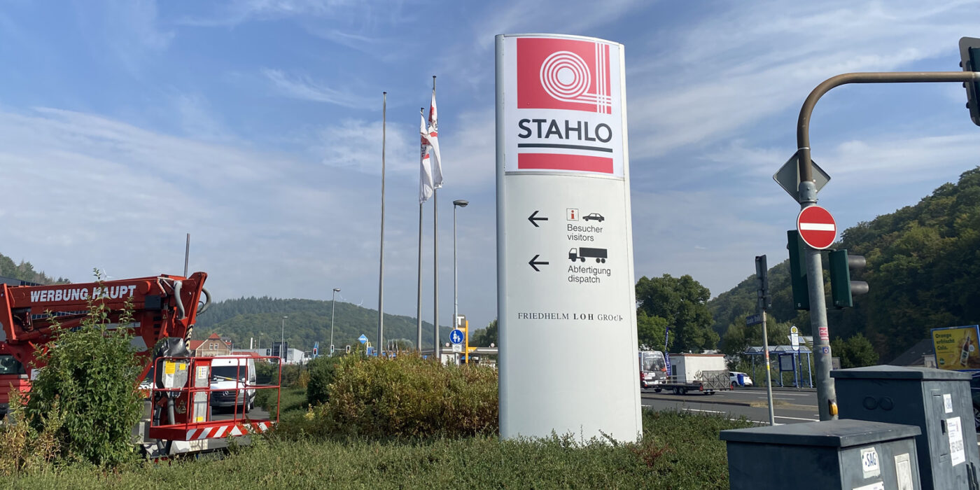 Pylon von Werbung Haupt Olpe
